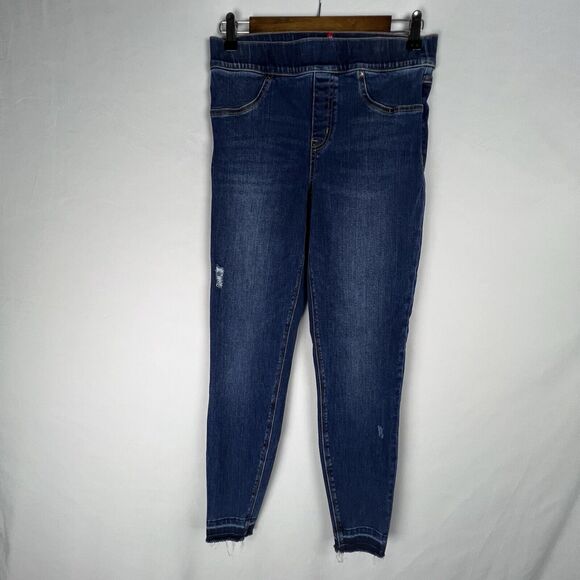 SPANX Denim - SPANX Distressed Ankle Skinny Denim Legging 20203R Medium Wash - Size Small M